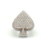 14.50CT. Spade Diamond Ring - White Carat - USA & Canada